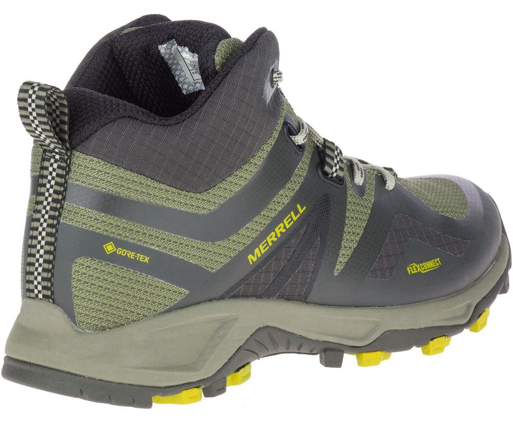 Botas Senhora - Merrell Mqm Flex 2 Mid Gore-Tex® - Verde Oliva - WCX753089